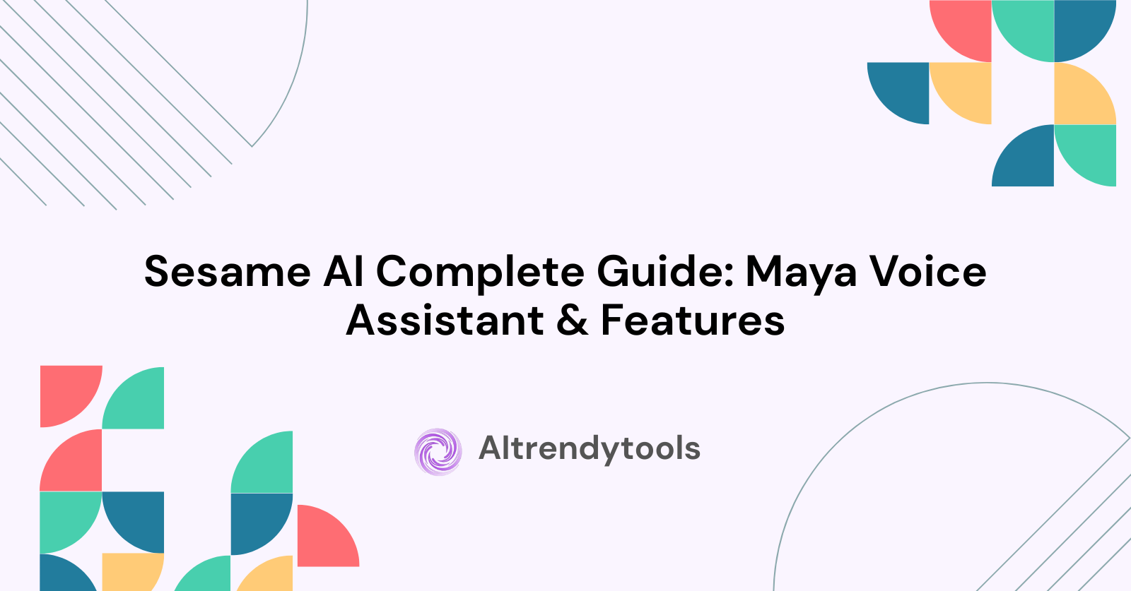 Sesame AI Complete Guide: Maya Voice Assistant & Features - AItrendytools